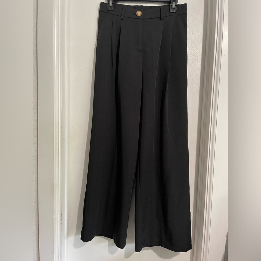 NWOT Petite High-waisted Wide Leg Pants - Picture 6 of 8